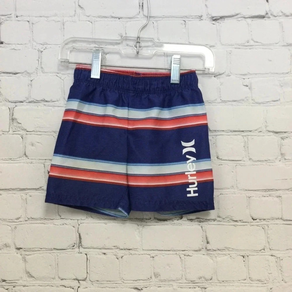 Hurley 18M Stripe Swim Trunks - Picture 1 of 6